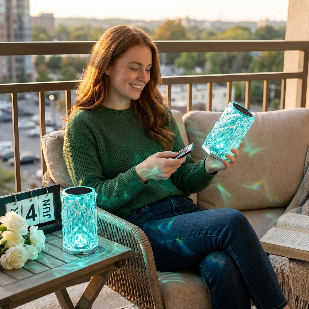 Crystal Touch Control Lamp