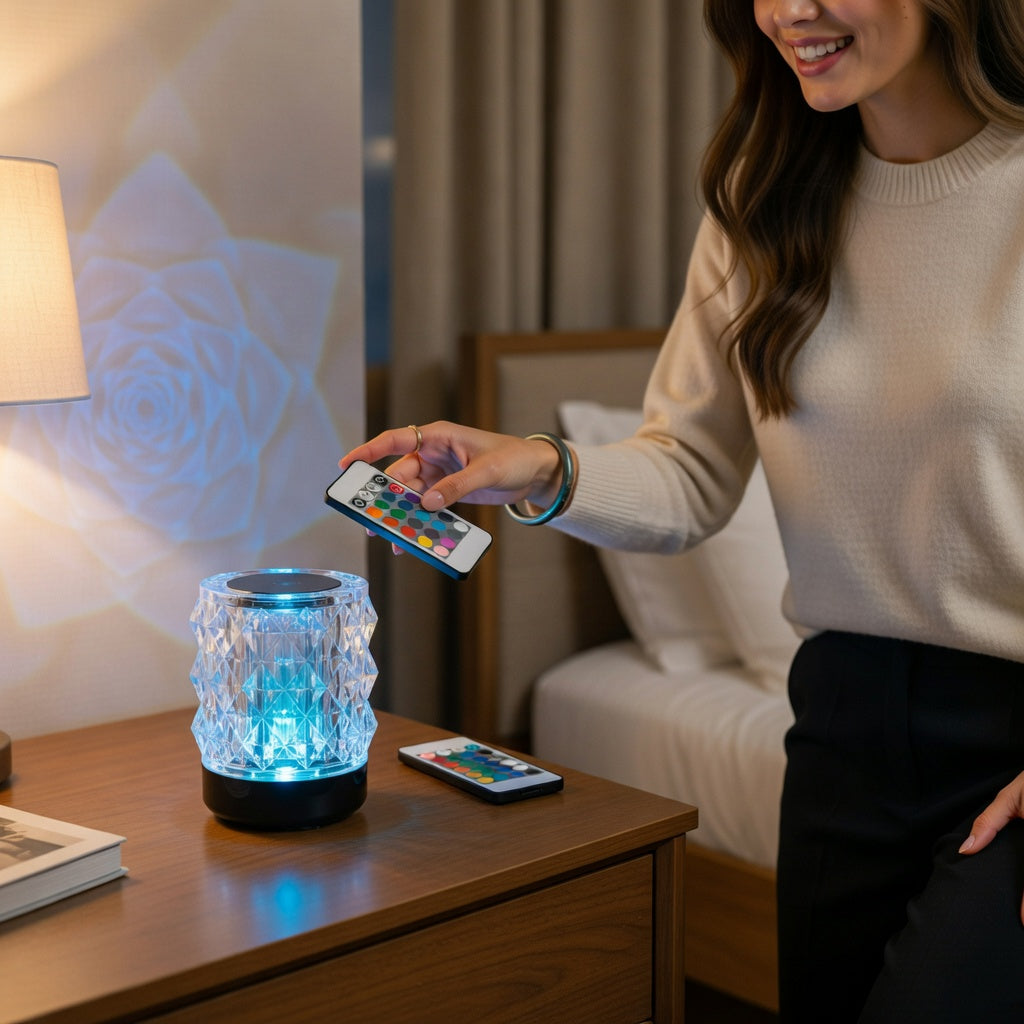 Crystal Touch Control Lamp